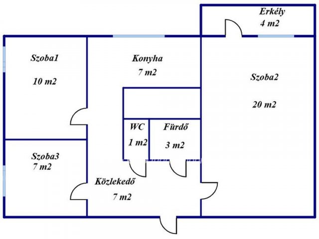 Eladó panellakás, Székesfehérvárott 65 M Ft, 2+1 szobás