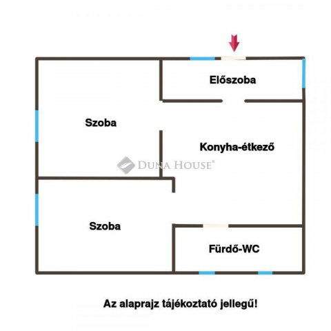 Eladó családi ház, Batéban 21.8 M Ft, 2 szobás