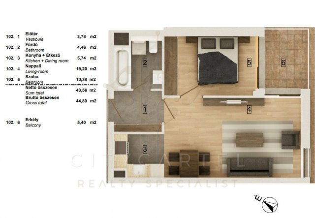 Eladó téglalakás, Budapesten, VIII. kerületben 72.99 M Ft