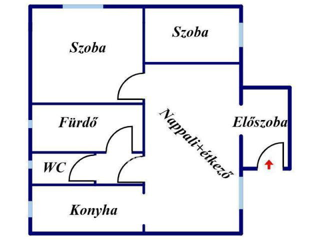 Eladó családi ház, Nyíregyházán 15.9 M Ft, 2+1 szobás