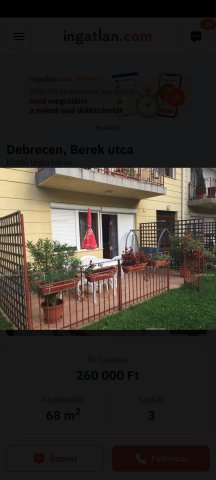 Kiadó téglalakás, albérlet, Debrecenben, Berek utcában