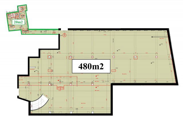Kiadó üzlethelyiség, Miskolcon 1100 E Ft / hó