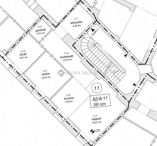 Eladó téglalakás, Sopronban 74.235 M Ft, 2 szobás