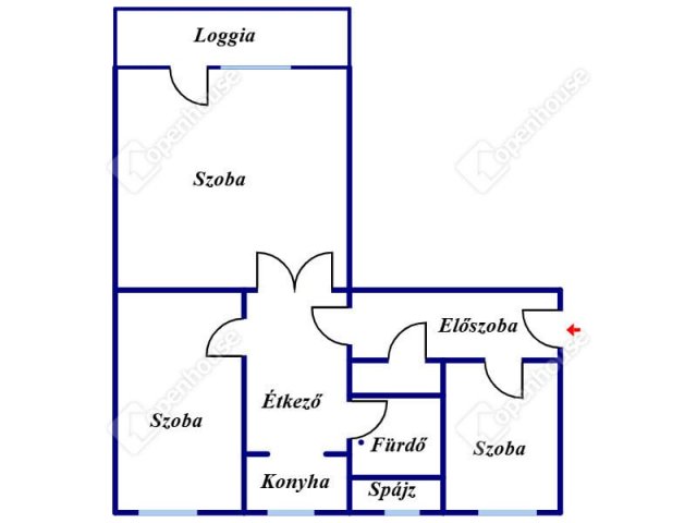 Eladó téglalakás, Debrecenben 66.9 M Ft, 3+1 szobás