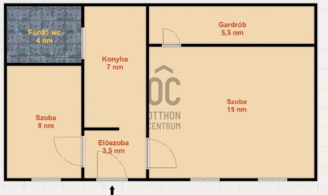 Eladó téglalakás, Budapesten, IX. kerületben 51.6 M Ft, 2 szobás