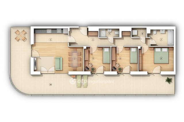 Eladó téglalakás, Budapesten, XIV. kerületben 197.7 M Ft