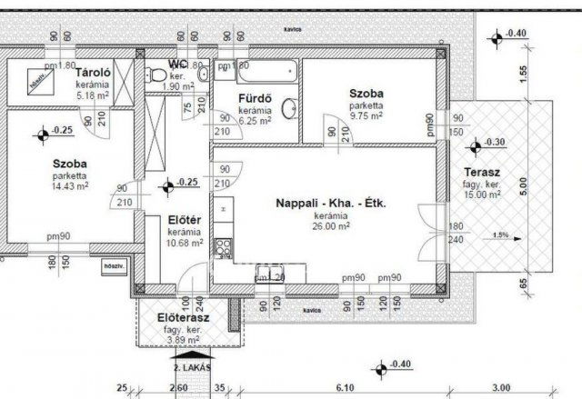 Eladó ikerház, Budapesten, XXII. kerületben 103 M Ft, 3 szobás
