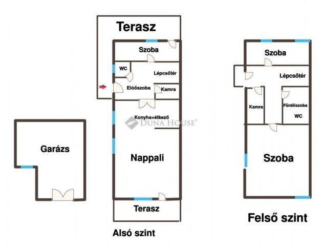 Eladó ikerház, Kistarcsán 129 M Ft, 4 szobás