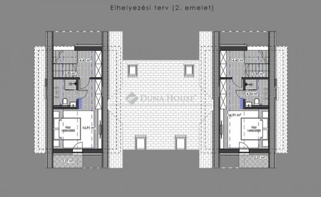 Eladó ikerház, Budapesten, II. kerületben 330 M Ft, 4 szobás