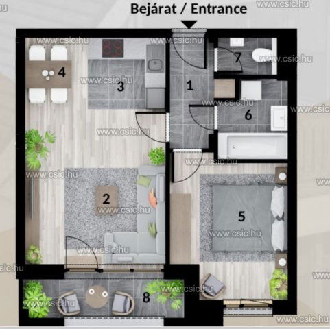 Eladó téglalakás, Veresegyházon 77.584 M Ft, 2 szobás