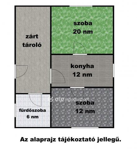Eladó családi ház, Kenderesen 5.5 M Ft, 2 szobás