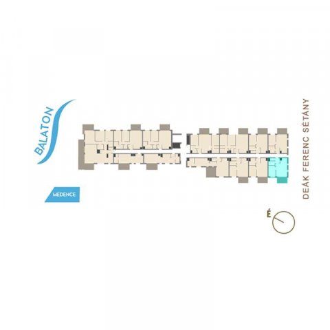 Eladó téglalakás, Siófokon 87.9 M Ft, 2 szobás