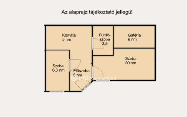 Eladó téglalakás, Budapesten, VIII. kerületben 49.9 M Ft