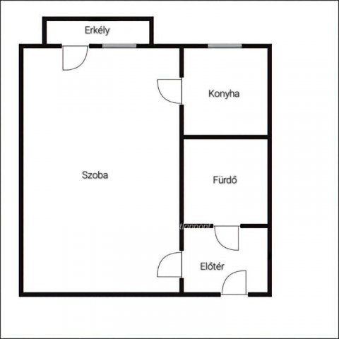 Eladó panellakás, Miskolcon 19.9 M Ft, 1 szobás