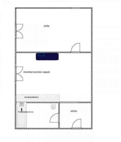 Kiadó téglalakás, albérlet, Pécsett 220 E Ft / hó, 2 szobás