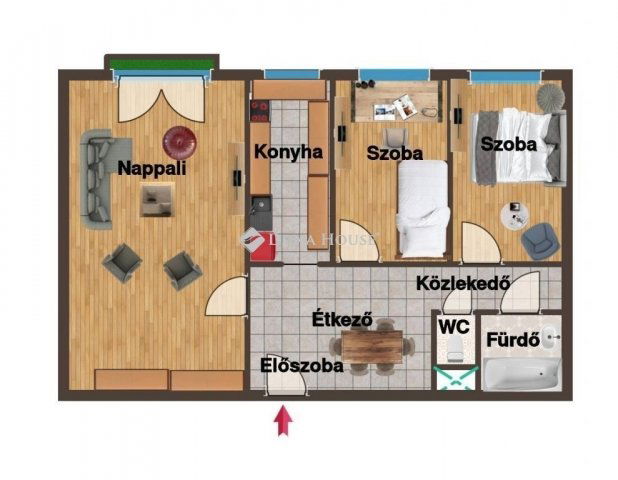 Eladó panellakás, Budapesten, III. kerületben 72.9 M Ft