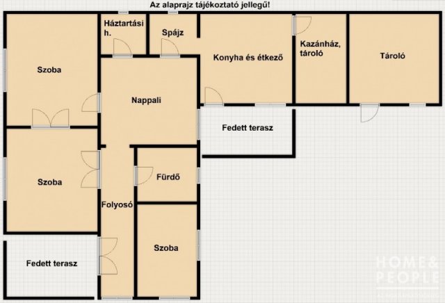 Eladó családi ház, Ópusztaszeren 53.99 M Ft, 5 szobás