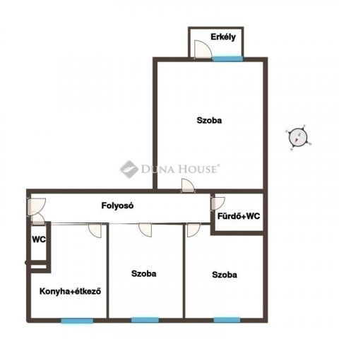 Eladó téglalakás, Budapesten, XIX. kerületben 89.9 M Ft