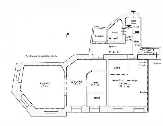Eladó téglalakás, Budapesten, VIII. kerületben 100 M Ft
