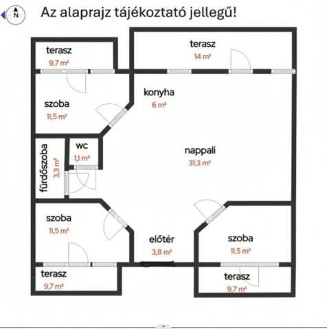 Eladó téglalakás, Budapesten, II. kerületben 94.9 M Ft, 4 szobás