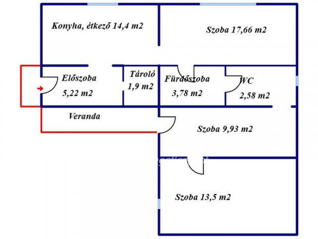 Eladó családi ház, Aszalón 14.2 M Ft, 2+1 szobás