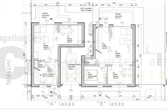 Eladó ikerház, Szegeden 109 M Ft, 4 szobás / költözzbe.hu