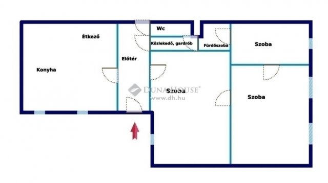 Eladó téglalakás, Budapesten, VI. kerületben 115 M Ft, 3 szobás