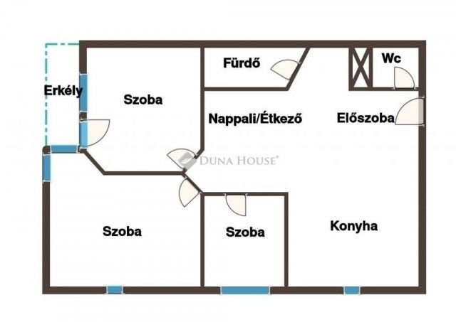 Eladó téglalakás, Pécsett 59 M Ft, 4 szobás