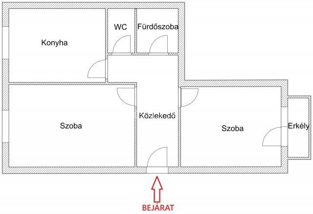 Eladó téglalakás, Tökölön 54.99 M Ft, 2 szobás