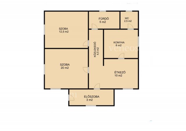 Eladó családi ház, Köröstarcsán 6.9 M Ft, 2 szobás