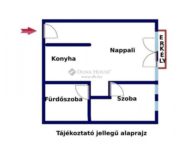 Eladó téglalakás, Budapesten, VIII. kerületben 79 M Ft, 2 szobás