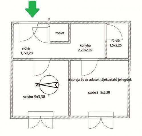 Eladó téglalakás, Budapesten, X. kerületben 31.5 M Ft, 2 szobás