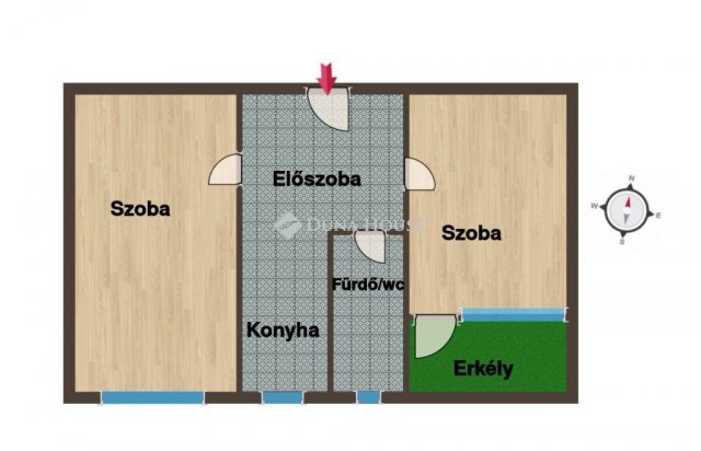 Eladó panellakás, Pécsett, Stadion utcában 54.999 M Ft, 2 szobás