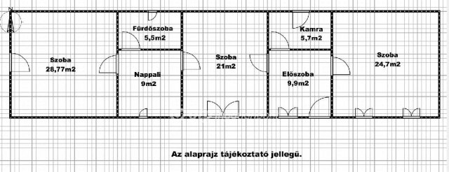 Eladó családi ház, Tiszaörsön 12 M Ft, 3 szobás
