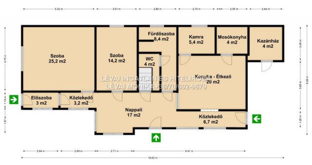 Eladó családi ház, Békéscsabán 47.9 M Ft, 2 szobás