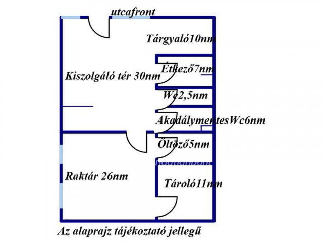 Eladó üzlethelyiség, Debrecenben 74.99 M Ft