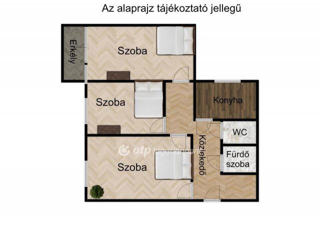 Eladó panellakás, Debrecenben 85 M Ft, 3 szobás