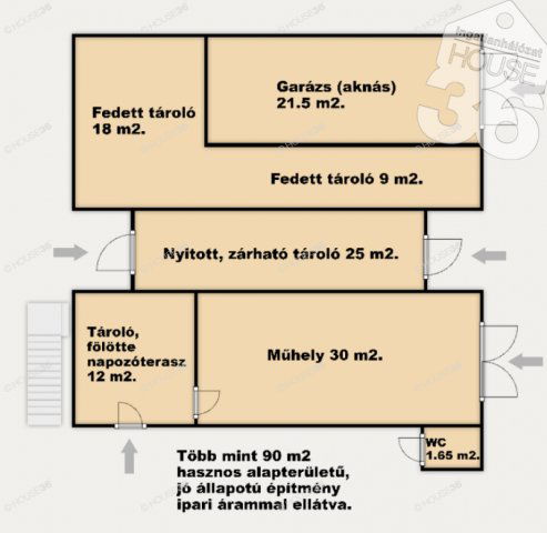 Eladó családi ház, Bugacpusztaházán 34.9 M Ft, 3 szobás