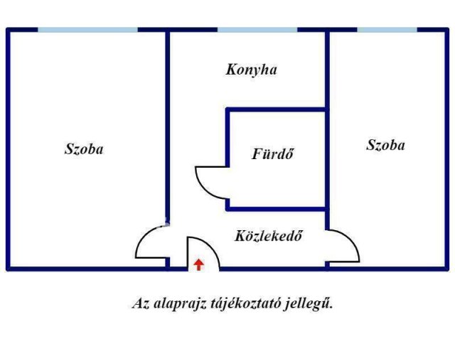 Eladó panellakás, Szegeden 45.5 M Ft, 2 szobás