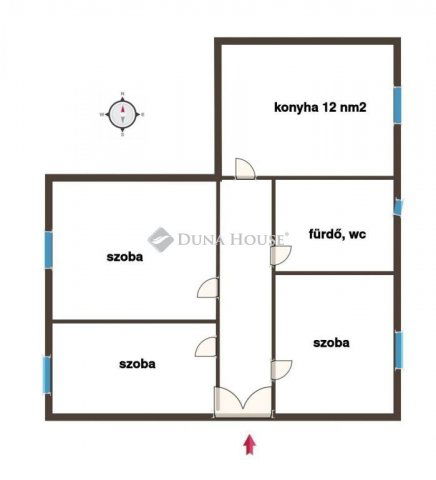 Eladó téglalakás, Szigetszentmiklóson 61 M Ft, 3 szobás