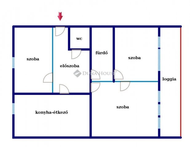 Eladó téglalakás, Pécsváradon 64.5 M Ft, 3 szobás