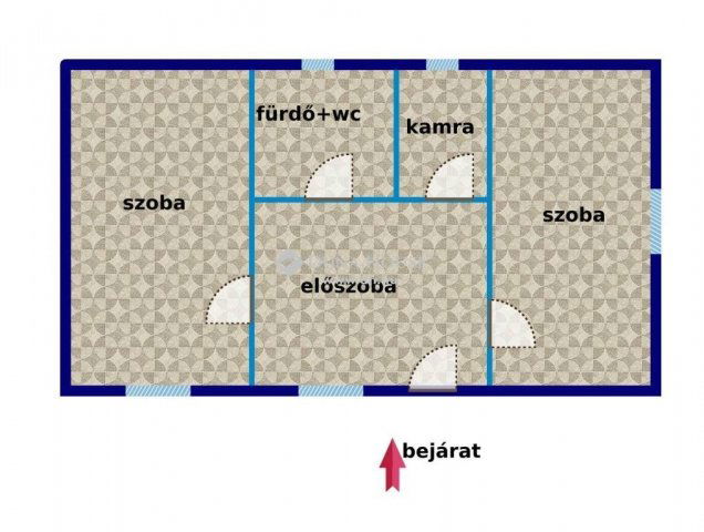 Eladó családi ház, Gércén 3.99 M Ft, 2 szobás