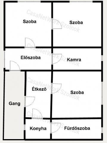 Eladó családi ház, Tószegen 12 M Ft, 3 szobás