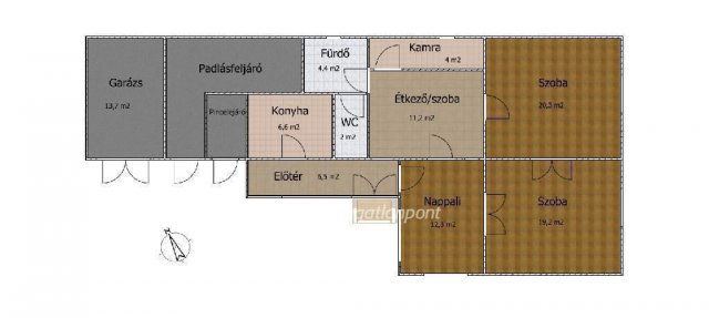 Eladó családi ház, Makádon 29.5 M Ft, 3 szobás