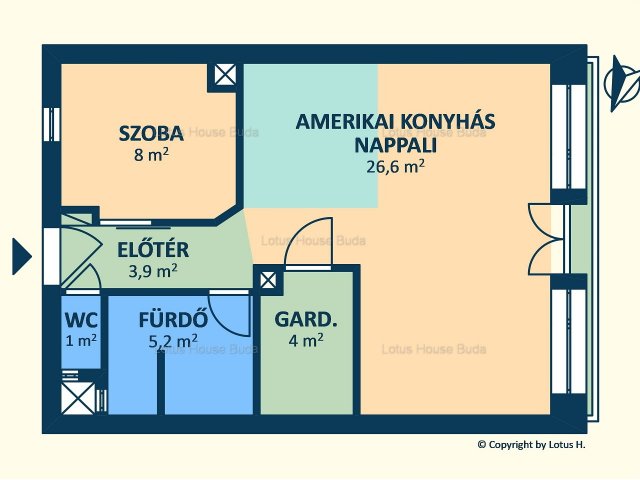 Kiadó téglalakás, albérlet, Budapesten, II. kerületben