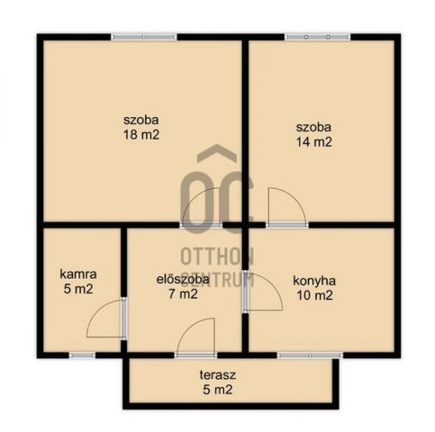 Eladó családi ház, Gutorföldén 6.99 M Ft, 2 szobás