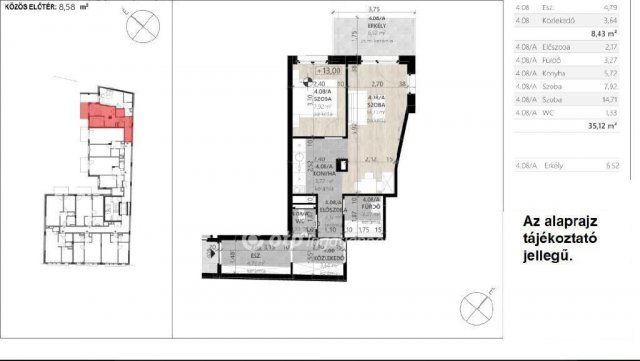 Eladó téglalakás, Budapesten, VII. kerületben 81.142 M Ft