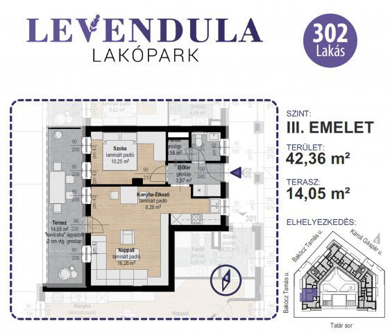 Eladó téglalakás, Kecskeméten 63.6 M Ft, 2 szobás