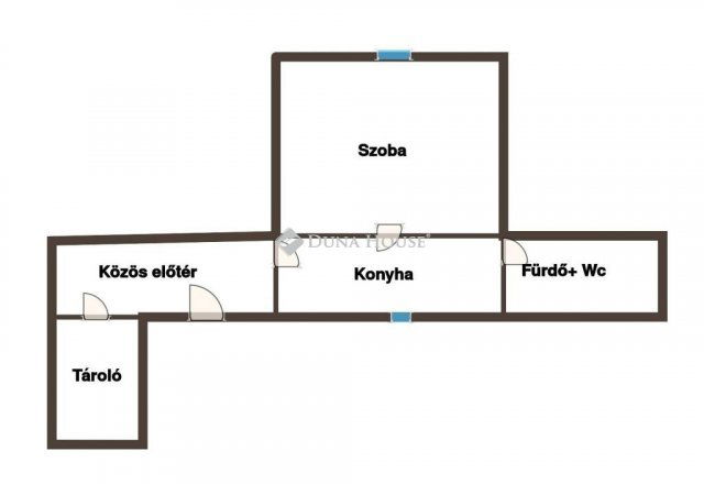 Eladó téglalakás, Pécsett 18.2 M Ft, 1 szobás