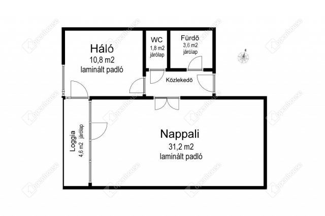 Kiadó téglalakás, albérlet, Miskolcon 175 E Ft / hó, 2 szobás